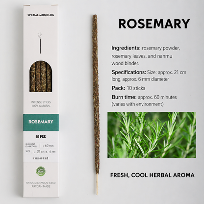 Hand-Rolled Botanical Incense Sticks