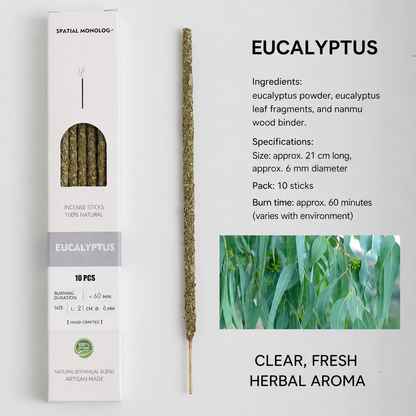 Hand-Rolled Botanical Incense Sticks