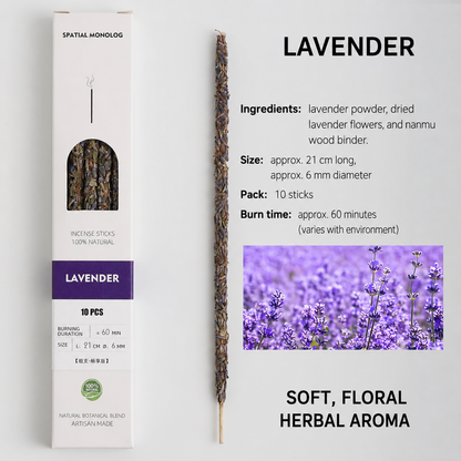 Hand-Rolled Botanical Incense Sticks