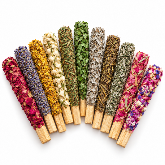 Botanical Palo Santo Incense Sticks – 11 Floral & Herbal Blends